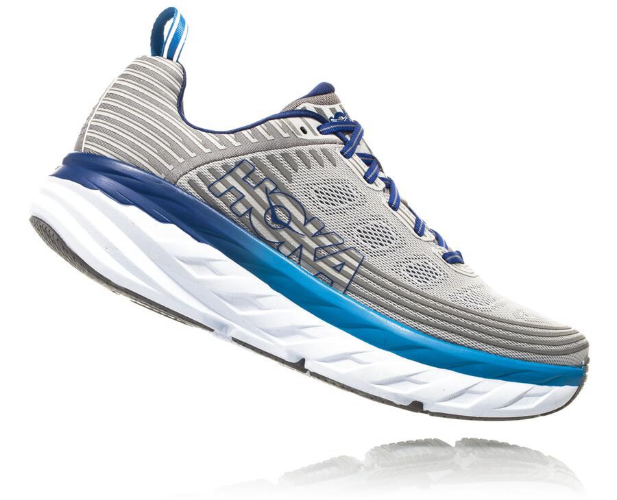 Hoka One One Tenisky Panske Siva - Bondi 6 - 31489-OIGW